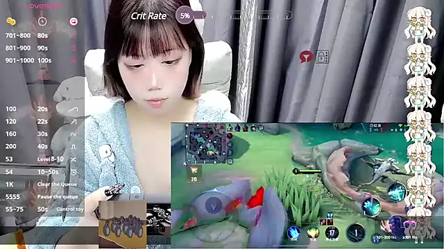 Snapshot of CryKuro_ chatting on 01.13.25 CryKuro  online show from 01.13.25
