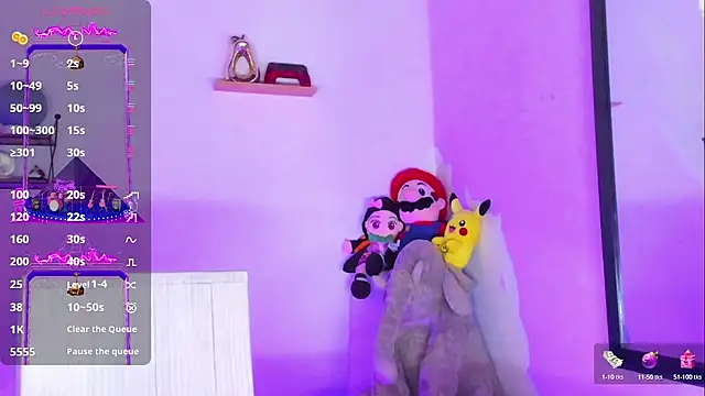 Snapshot of visaelX chatting on 02.21.25 visaelX online show from 02.21.25