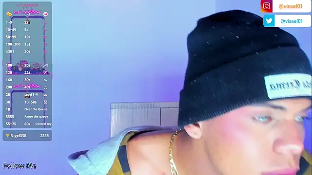 Snapshot of visaelX chatting on 03.03.25 visaelX online show from 03.03.25