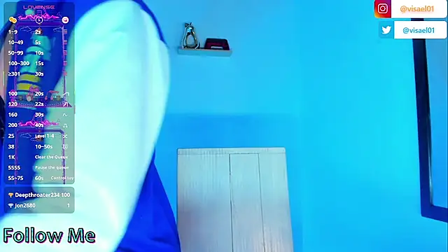 Snapshot of visaelX chatting on 03.04.25 visaelX online show from 03.04.25