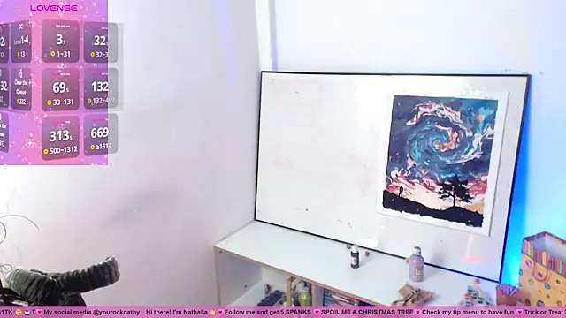 Snapshot of Nathy_Rock chatting on 10.29.25 Nathy Rock online show from 10.29.25