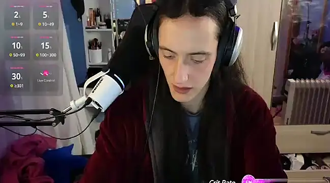 Snapshot of MemiKouki chatting on 01.31.25 MemiKouki online show from 01.31.25