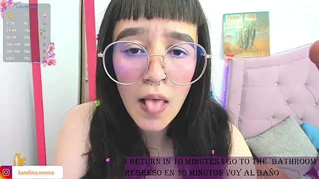 Katalina novoa online show from 02.14.25