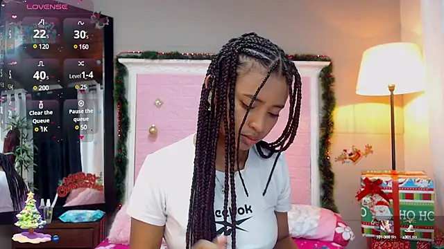 Snapshot of JessyZoe chatting on 12.16.24 JessyZoe online show from 12.16.24