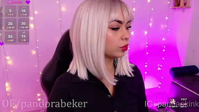 Snapshot of pandorabeker chatting on 02.26.25 pandorabeker online show from 02.26.25