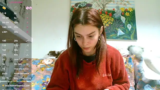 Snapshot of Sophie_Bell chatting on 03.20.25 Sophie Bell online show from 03.20.25