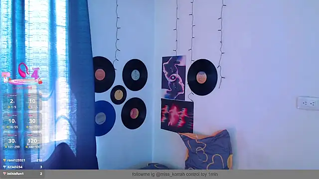 Snapshot of MissKorah chatting on 03.22.25 MissKorah online show from 03.22.25