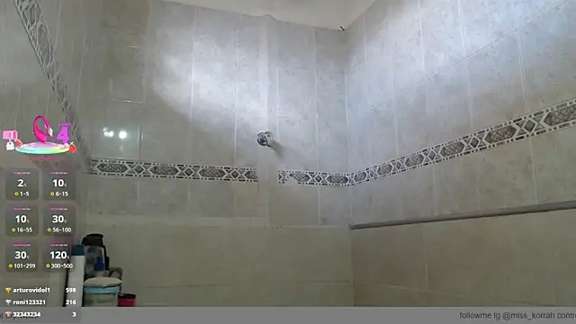 Snapshot of MissKorah chatting on 03.22.25 MissKorah online show from 03.22.25