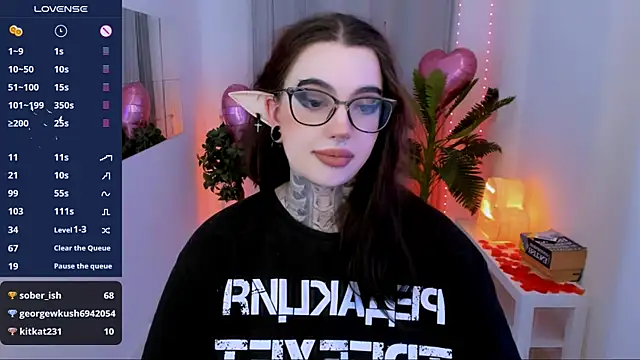 Snapshot of Dixi_Pixi_ chatting on 02.16.25 Dixi Pixi online show from 02.16.25