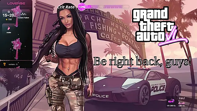 Sonja Stripper Ray online show from 10.29.25