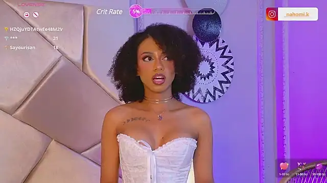 Snapshot of Nahomi_King chatting on 03.08.25 Nahomi King online show from 03.08.25
