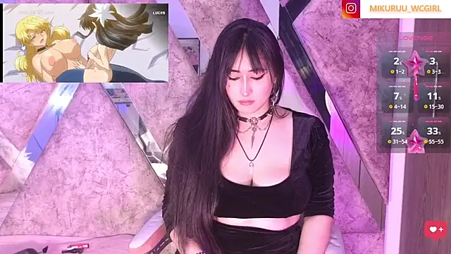 Snapshot of mikuru_hara chatting on 03.17.25 mikuru hara online show from 03.17.25