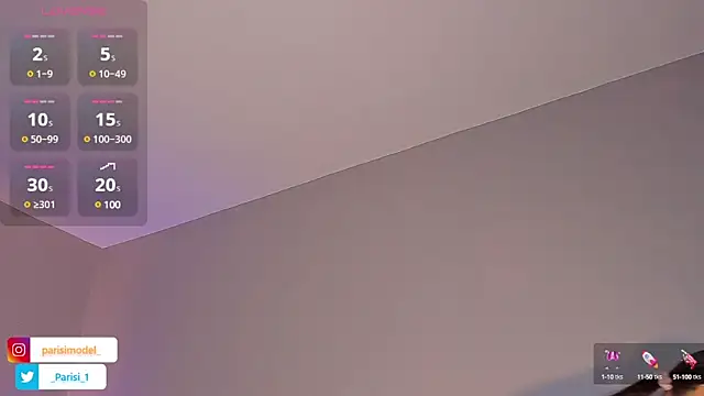 Snapshot of _PARISI_ chatting on 02.09.25 PARISI online show from 02.09.25