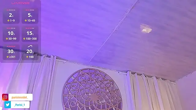 Snapshot of _PARISI_ chatting on 02.15.25 PARISI online show from 02.15.25