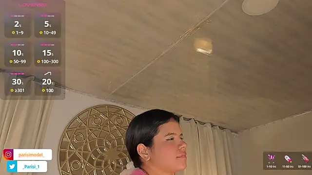 Snapshot of _PARISI_ chatting on 02.22.25 PARISI online show from 02.22.25