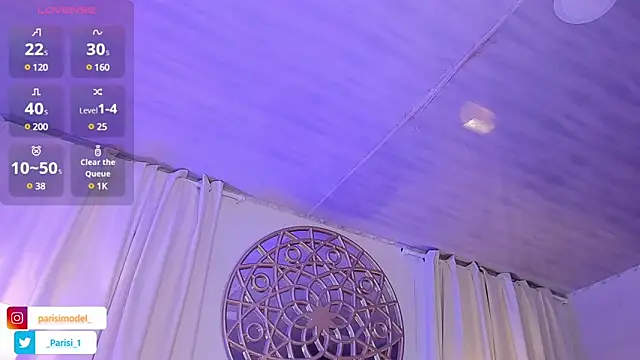 Snapshot of _PARISI_ chatting on 03.01.25 PARISI online show from 03.01.25