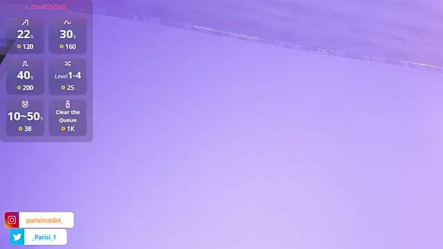 Snapshot of _PARISI_ chatting on 03.11.25 PARISI online show from 03.11.25