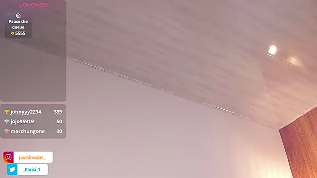 Snapshot of _PARISI_ chatting on 03.16.25 PARISI online show from 03.16.25