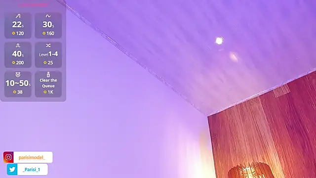 Snapshot of _PARISI_ chatting on 03.17.25 PARISI online show from 03.17.25