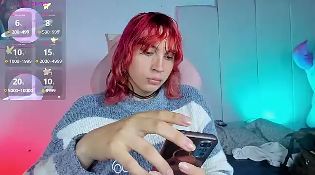 Snapshot of -kisa_ chatting on 12.31.24 -kisa online show from 12.31.24
