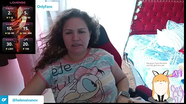 Snapshot of helenca43 chatting on 09.20.25 helenca43 online show from 09.20.25