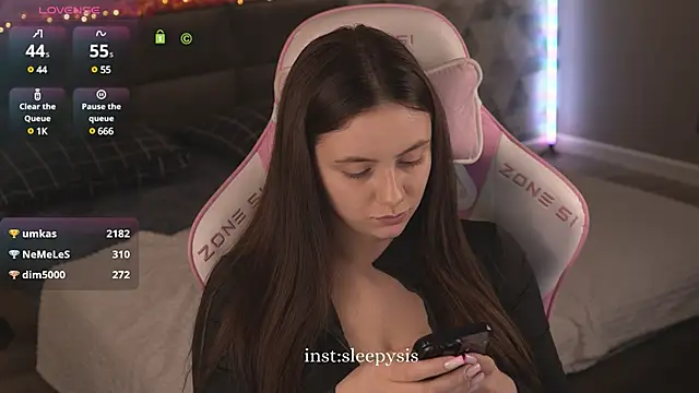 Snapshot of Sleepy_SIS chatting on 03.17.25 Sleepy SIS online show from 03.17.25