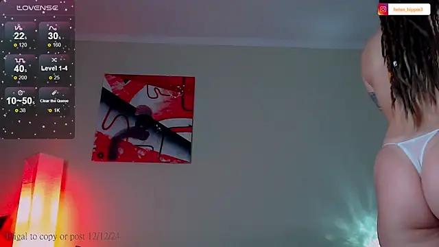 Snapshot of FoxRineHelen chatting on 12.13.24 FoxRineHelen online show from 12.13.24