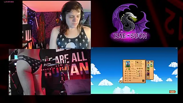Snapshot of Rae-Suon chatting on 10.25.25 Rae-Suon online show from 10.25.25