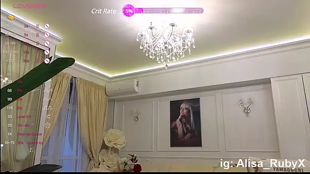 Snapshot of Alisa_Ruby chatting on 01.18.25 Alisa Ruby online show from 01.18.25