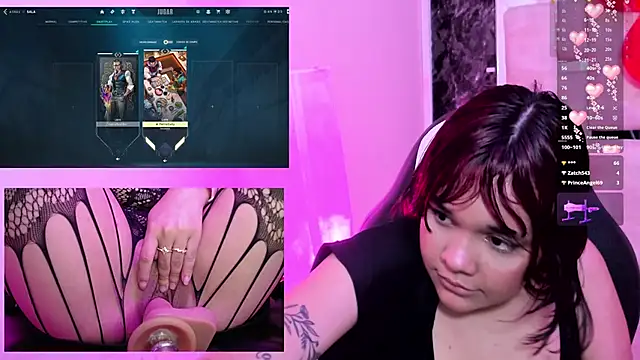 Snapshot of PetiteSalome chatting on 02.16.25 PetiteSalome online show from 02.16.25