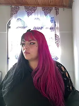 Snapshot of Pinky-Flower chatting on 01.03.25 Pinky-Flower online show from 01.03.25