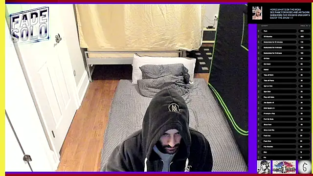 Snapshot of Faded-Solo chatting on 03.08.25 Faded-Solo online show from 03.08.25