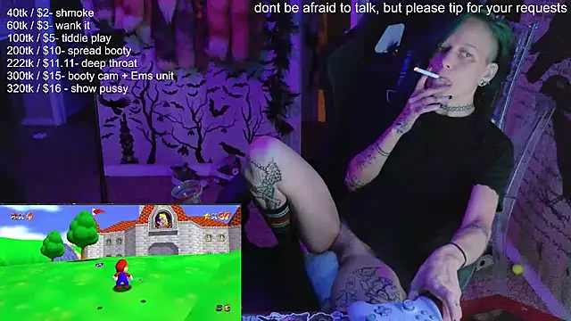 Snapshot of trashbrat chatting on 09.25.25 trashbrat online show from 09.25.25