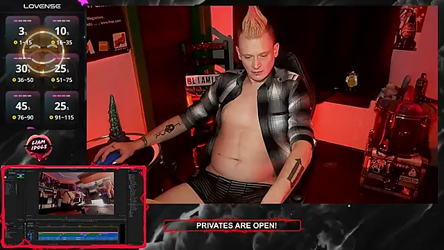 Snapshot of LiamIdols chatting on 01.23.25 LiamIdols online show from 01.23.25