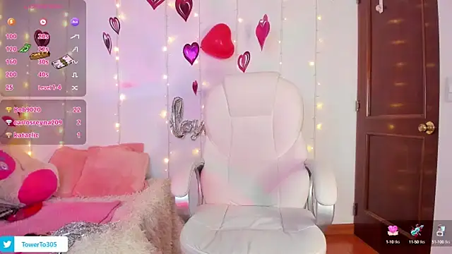 Snapshot of NamiDoll chatting on 02.18.25 NamiDoll online show from 02.18.25