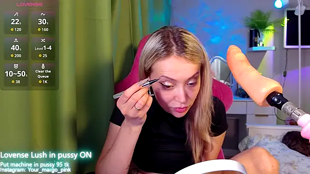 Snapshot of Margony chatting on 09.29.25 Margony online show from 09.29.25