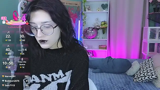 Snapshot of Setsunai_ chatting on 03.21.25 Setsunai online show from 03.21.25