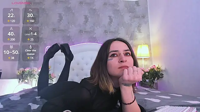 Snapshot of Elaine_Hard chatting on 03.22.25 Elaine Hard online show from 03.22.25