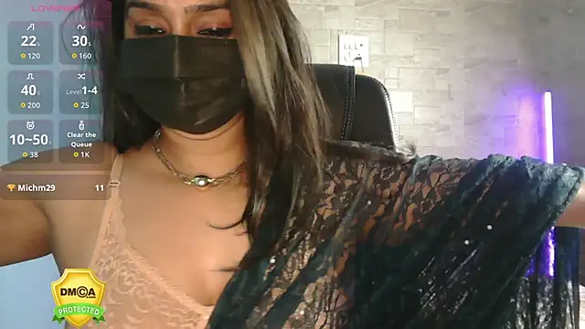 Snapshot of shy_saloni chatting on 09.10.25 shy saloni online show from 09.10.25
