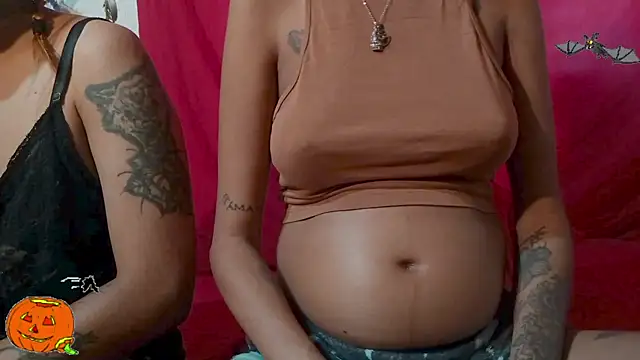 Couple Moth666 online show from 10.17.25