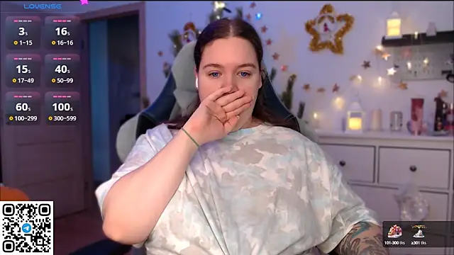 Snapshot of SummerTina chatting on 12.15.24 SummerTina online show from 12.15.24