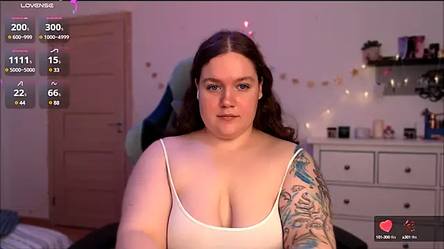 Snapshot of SummerTina chatting on 01.16.25 SummerTina online show from 01.16.25