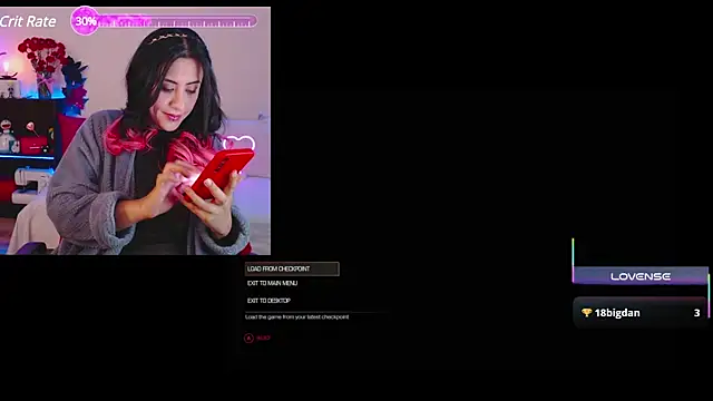 Snapshot of Annie_p chatting on 02.22.25 Annie p online show from 02.22.25