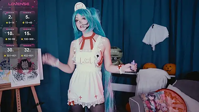 Snapshot of MadnessAlison chatting on 10.31.25 MadnessAlison online show from 10.31.25