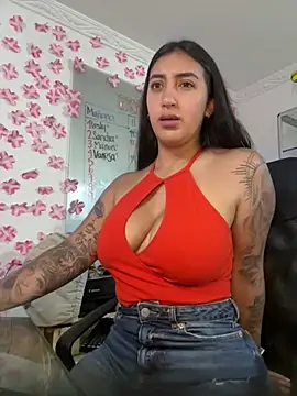 Snapshot of Hannahoff chatting on 02.02.25 Hannahoff online show from 02.02.25