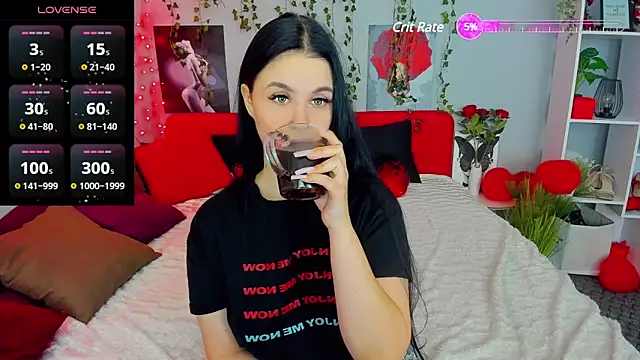 Snapshot of KeiraChoCo chatting on 03.11.25 KeiraChoCo online show from 03.11.25