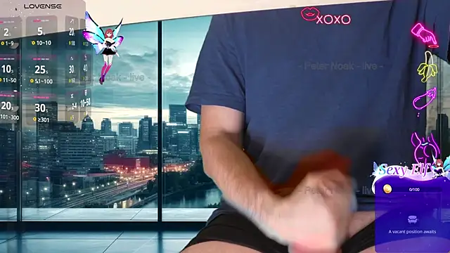 Snapshot of PeterNoak chatting on 12.03.24 PeterNoak online show from 12.03.24