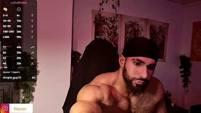 Snapshot of Musculus6 chatting on 10.02.25 Musculus6 online show from 10.02.25