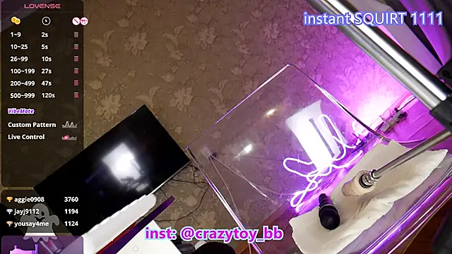 Snapshot of crazy_toy chatting on 12.19.24 crazy toy online show from 12.19.24