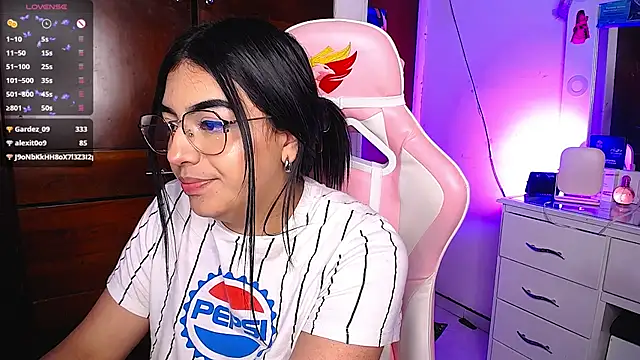 Snapshot of eva_six chatting on 03.14.25 eva six online show from 03.14.25